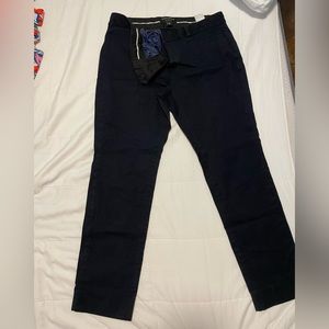 Navy curvy fit professional pants